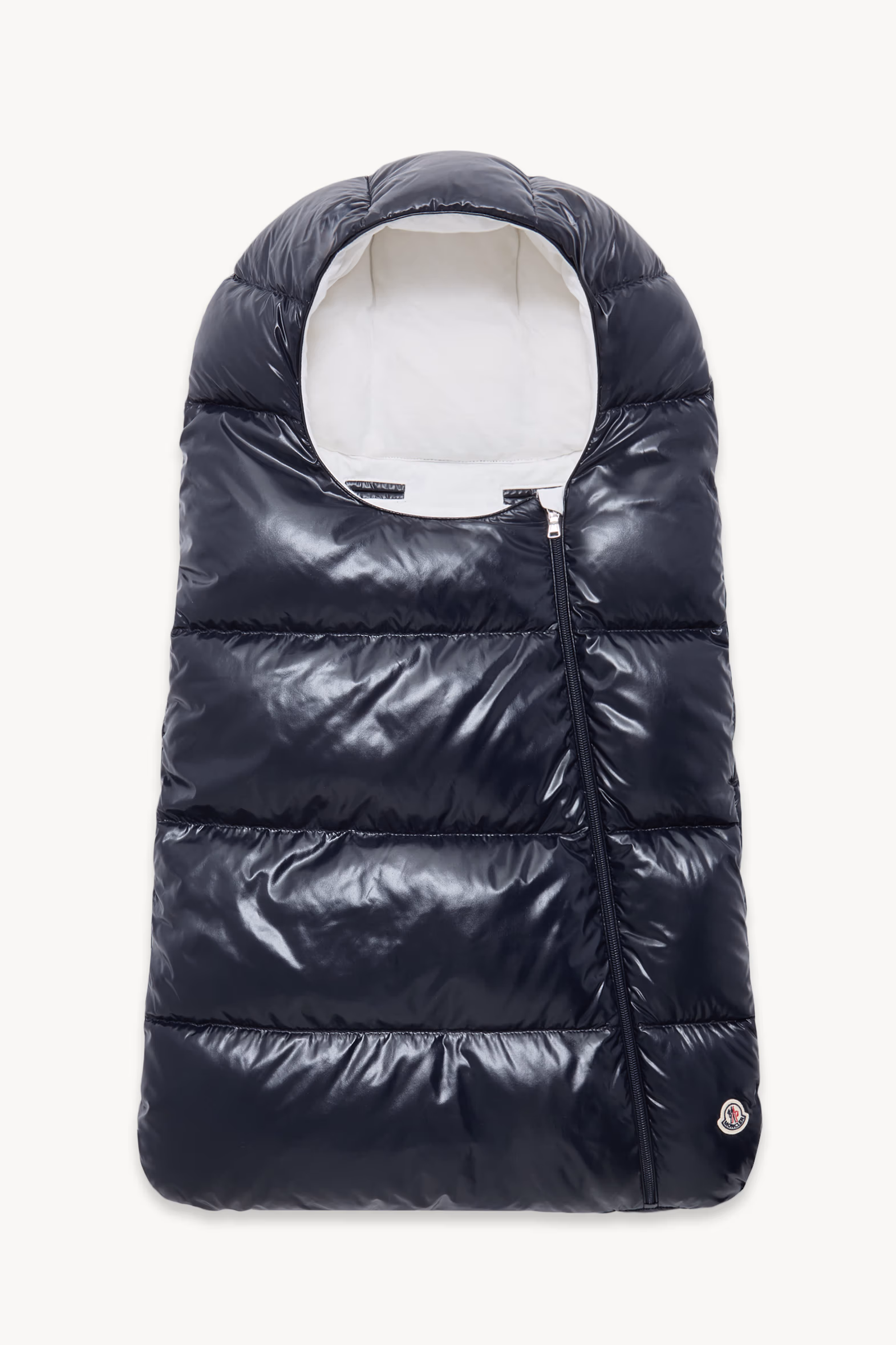 Down-Filled Baby Nest Gender Neutral Navy Blue Moncler
